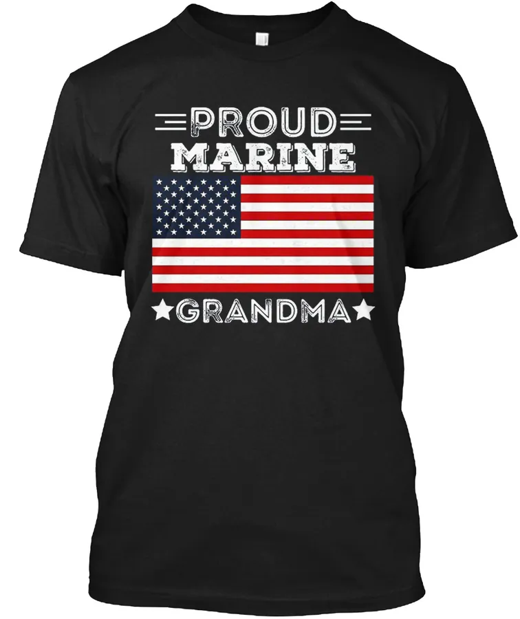 Proud Marine Grandma Patriotic Military t-shirt