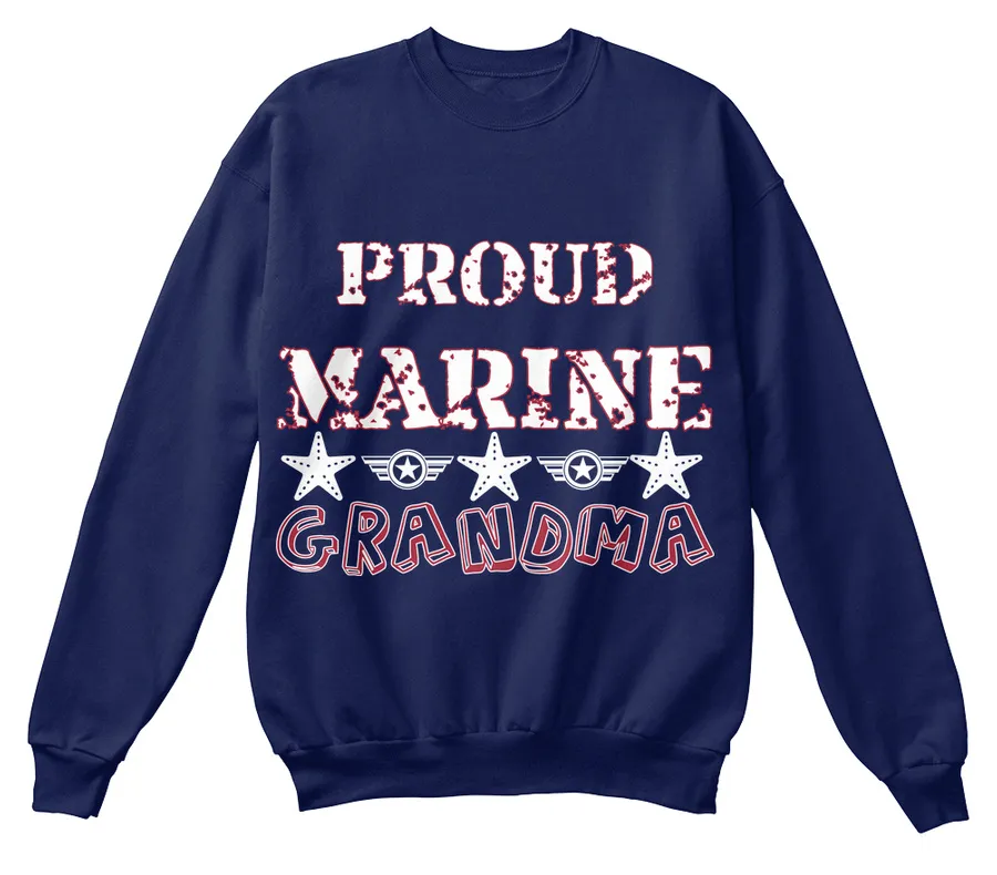 Proud Marine Grandma Christmas Sweater t-shirt