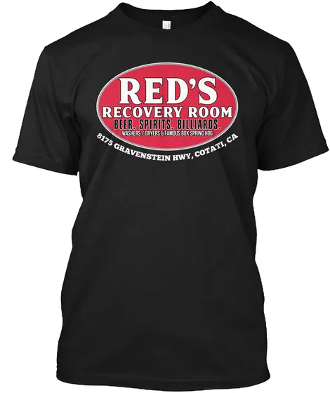 "Reds Recovery Room - Dive Bars Music - Hobby t shirt - hoodie"