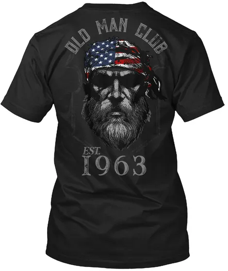 "1963 Old Man Club - Years t shirt - hoodie"
