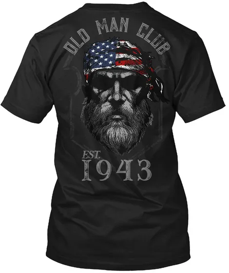 "1943 Old Man Club - Years t shirt - hoodie"