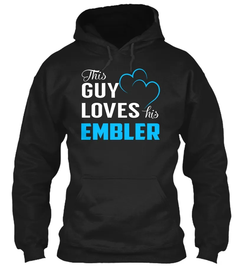 Guy Loves Embler - Name Shirts - Names t-shirt