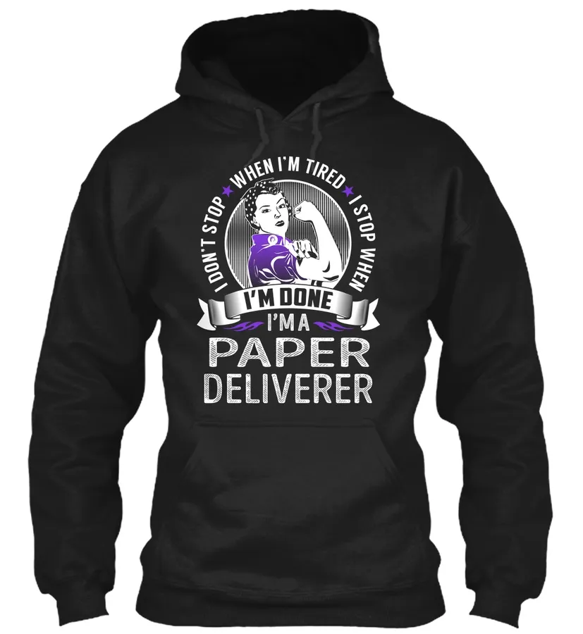 "Paper Deliverer - Never Stop t-shirt"