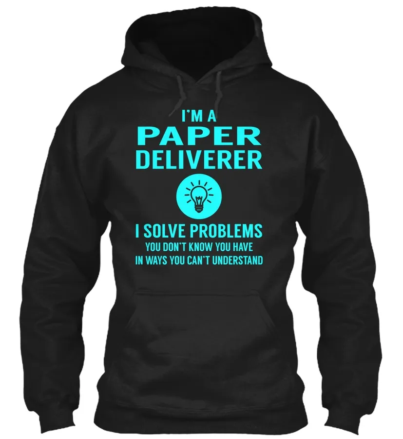 "Paper Deliverer - Solve Problems t-shirt"
