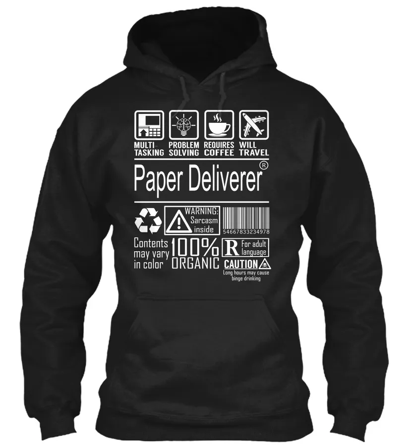"Paper Deliverer - Multitasking t-shirt"