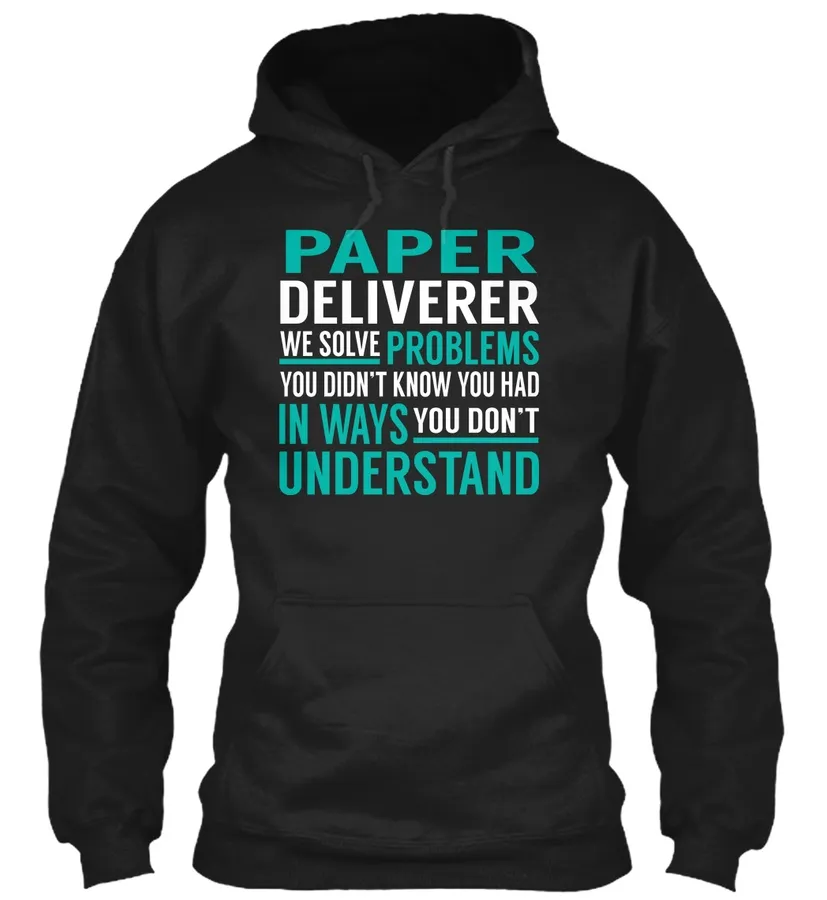 "Paper Deliverer - Solve Problems t-shirt"