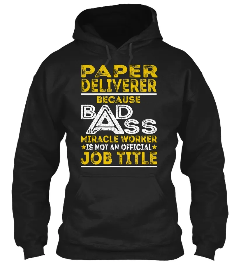 "Paper Deliverer - Badass t-shirt"