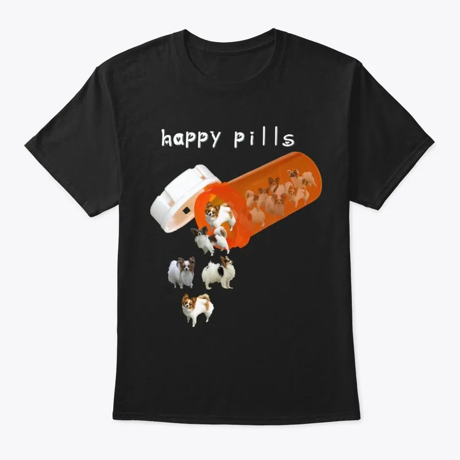 "Papillon Happy Pills t-shirt"